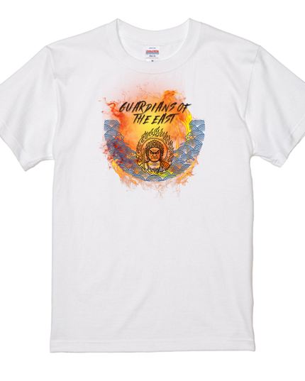 Truckers T-Shirt (208) Long-sleeved Tee without ribbed cuff Japanese-style art