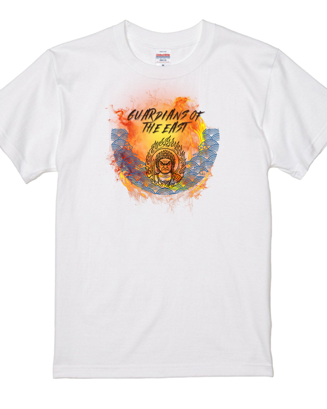 Truckers T-Shirt (208) Long-sleeved Tee without ribbed cuff Japanese-style art