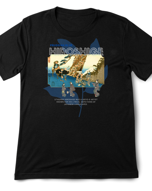 Hiroshige Blue (8) T-shirt Utagawa Hiroshige Mitate-e Nishiki-e Ukiyo-e Japanese print Japanese pattern Japanese art souvenir