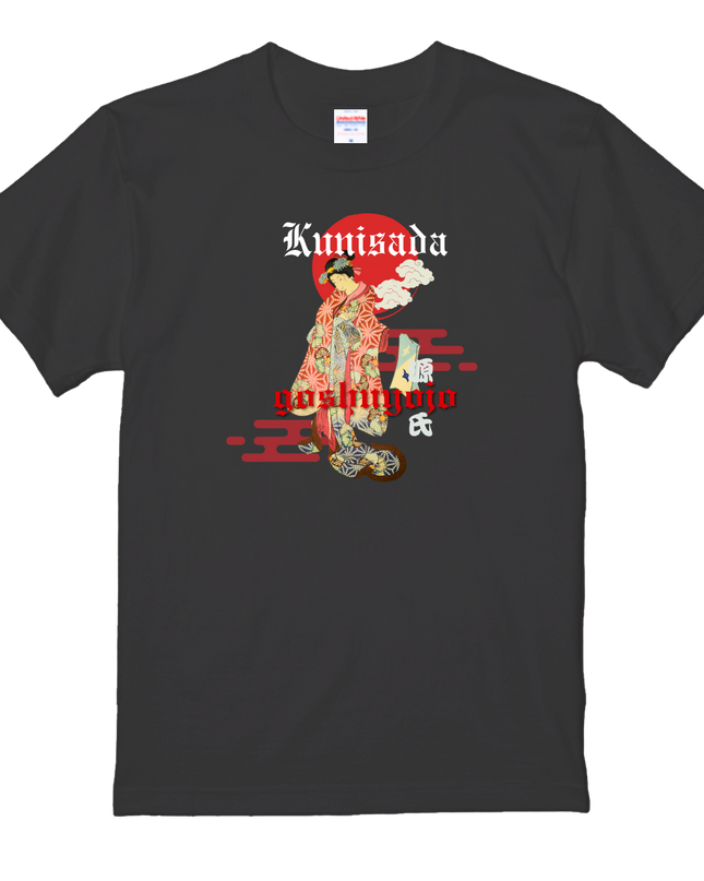 Genji Goshu Yojo (8) Beauty Painting T-shirt Ukiyo-e Pattern Print Japanese Japanese Pattern Japan Souvenir Utagawa Kunisada (Toyokuni III)