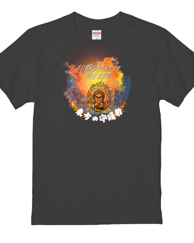 Truckers T-Shirt (209) Long-sleeved Tee without ribbed cuff Japanese-style art