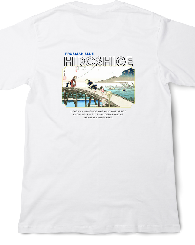 Hiroshige Blue (9) T-shirt Utagawa Hiroshige Mitate-e Nishiki-e Ukiyo-e Japanese print Japanese pattern Japanese art souvenir