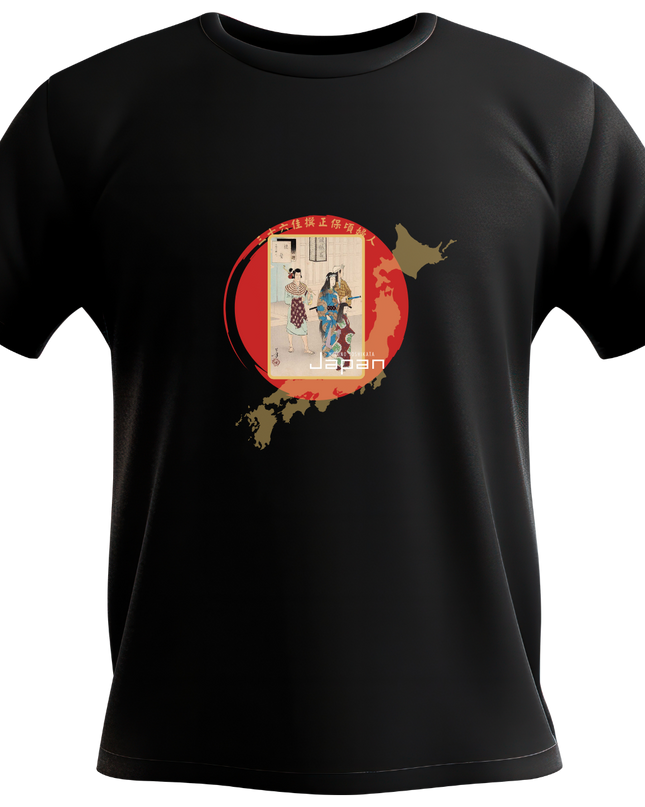 Mizuno Toshikata Thirty-six Selections (9) T-shirt Ukiyo-e Unisex Japanese print Japanese pattern Japan Souvenir Foreigner