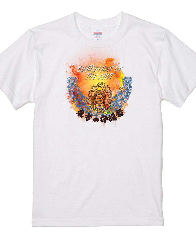 Truckers T-Shirt (209) Long-sleeved Tee without ribbed cuff Japanese-style art