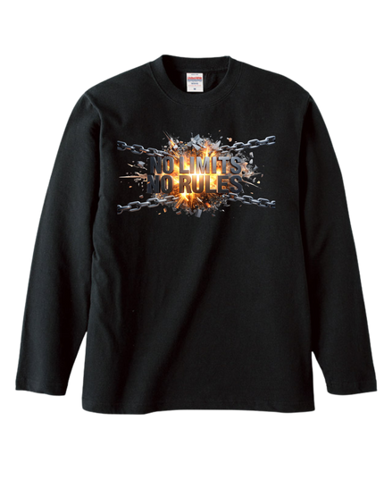 Cool English phrases T-Shirt (110) Long-sleeved Tee without ribbed cuff