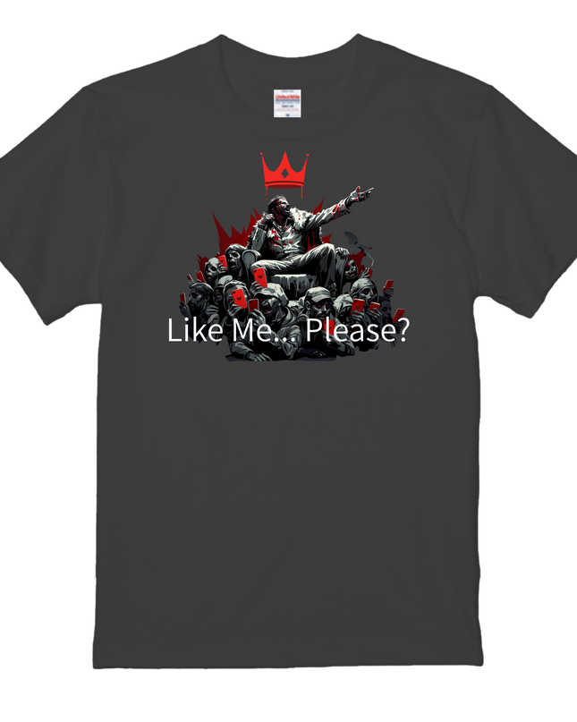 Like Beggar King 2026 T-Shirt (101) Graffiti Edition, Stencil style Tee