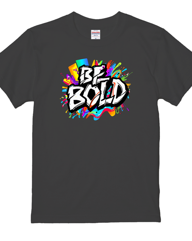 Typography T-shirt (16) BE BOLD cotton Novelty Gift Ideas street art Tee