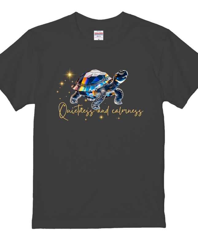 Glass Art T-Shirts(1) cotton stained art T-shirt Novelty Gift Ideas Funny turtle Tee