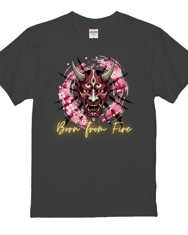 Truckers T-Shirt (201) Long-sleeved Tee without ribbed cuff Japanese-style art