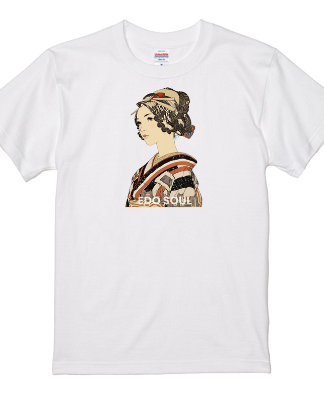 Thirty-six Beautiful Women T-shirts, Ukiyo-e print, Japanese style, Japanese pattern, Japanese souvenir, Mizuno Toshikata, Geisha t-shirt