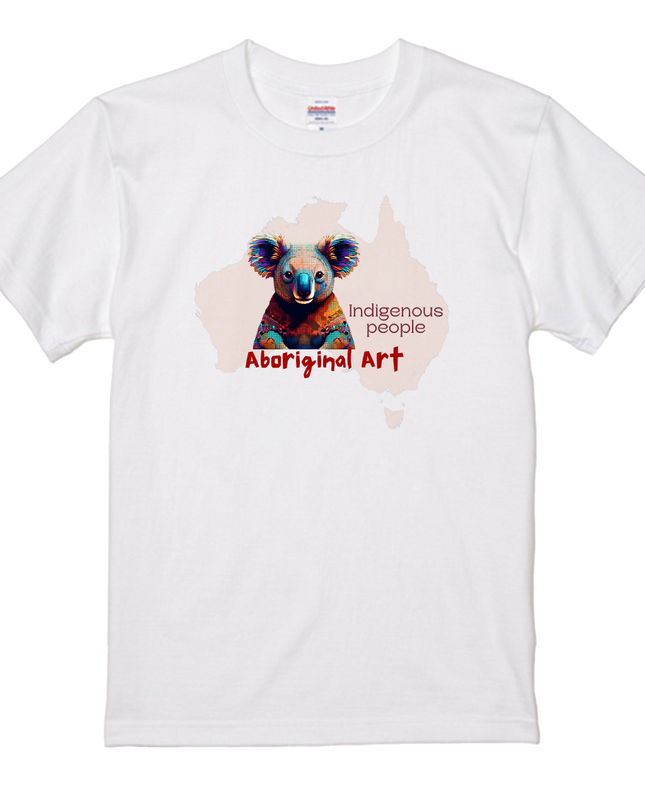 Aboriginal art T-Shirts(1) cotton  Novelty Gift Ideas Australia's dot painting Tee