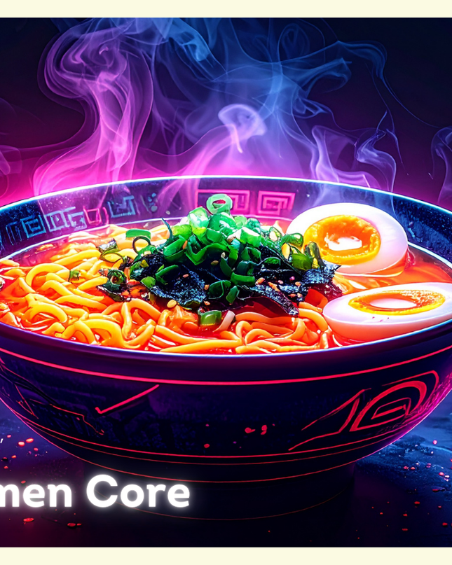 Cyberpunk sticker [Cyber ramen] (202)