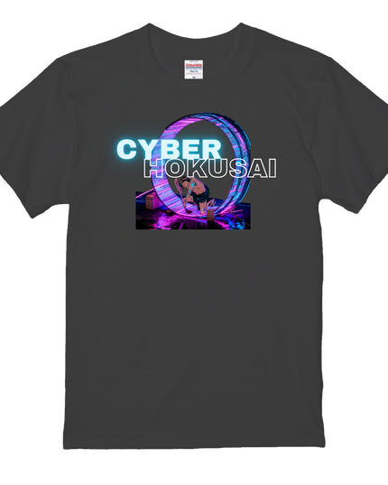 Cyber Hokusai T-shirt (1) Ukiyo-e art Tee for a stylish Japanese look