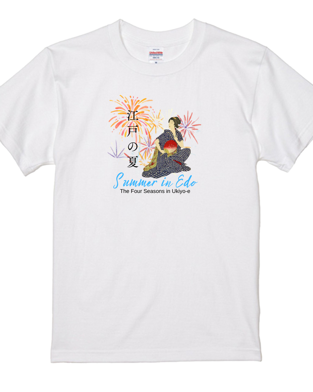 The Four Seasons in the Edo T-Shirts(1) cotton  Novelty Gift Ideas Summer Tee