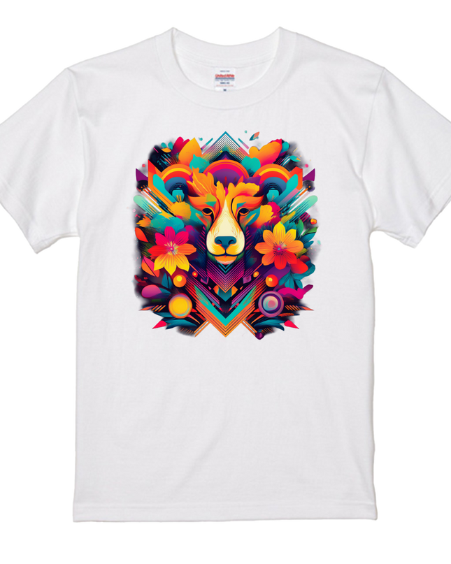 Maximalism × Colorful Pattern Design T-shirt (1) cotton Novelty Gift Ideas street art Tee