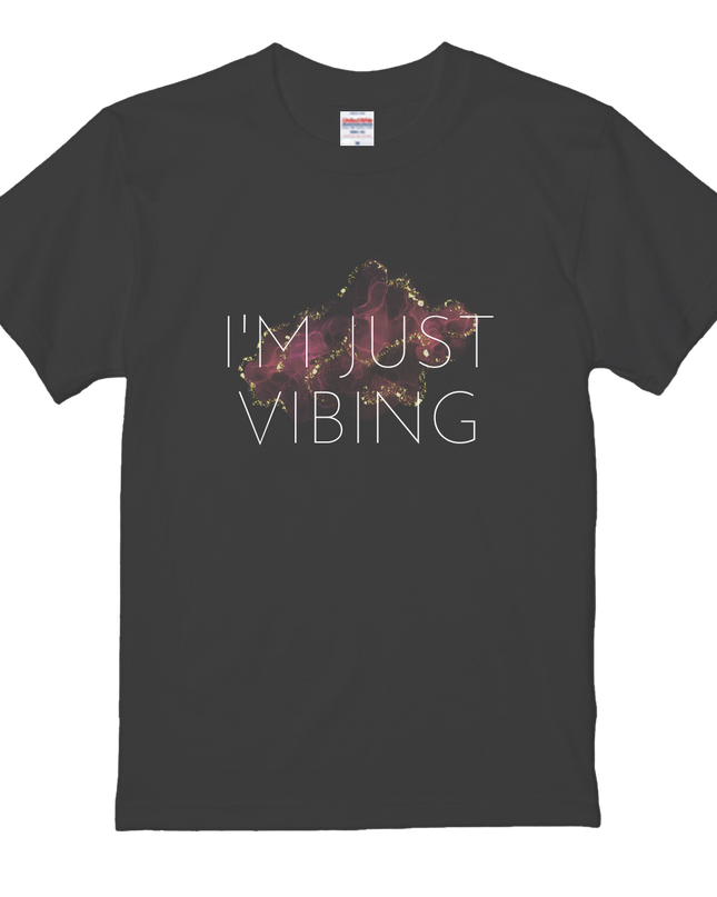 Popular Words T-Shirts(5) cotton Letter T-shirt Novelty Gift Ideas Funny T Shirt (I'm just vibing)
