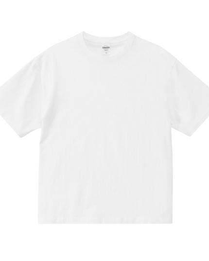 Plain Box silhouette T-shirt cotton Fine knit jersey 6.5oz 4colors 4size