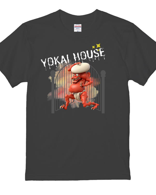 Japanese Yokai Design T-shirt (1) cotton Novelty Gift Ideas street art Tee