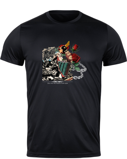 Musha Punk (1) T-shirt Ukiyo-e Japanese print Edo period art Japanese culture Woodblock print Souvenir Musya T-shirt