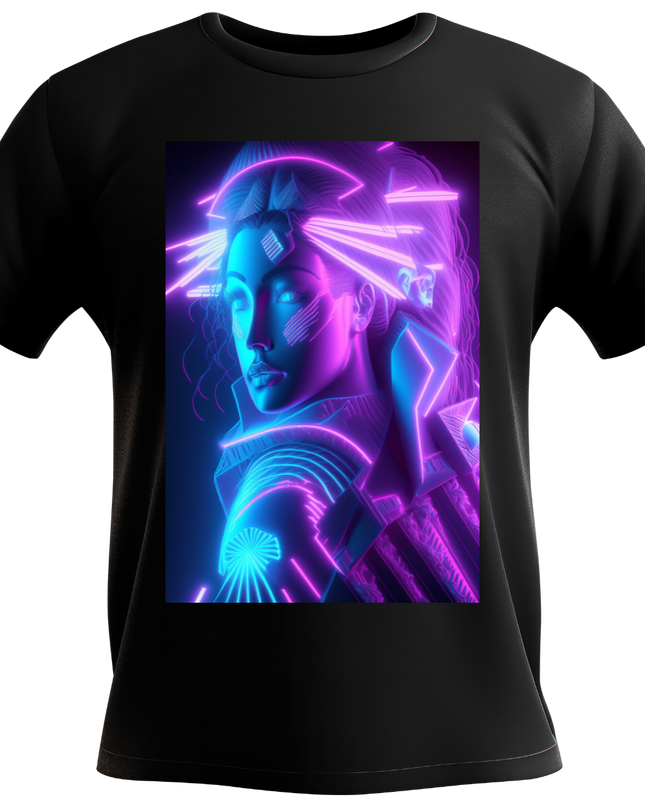 Cyberpunk Toshusai Sharaku_Matsumoto Yonezaburo's Shosho of Keshozaka Shinobu (1) T-shirt Ukiyo-e Unisex Japanese print Japanese pattern Japan Souvenir Foreigner