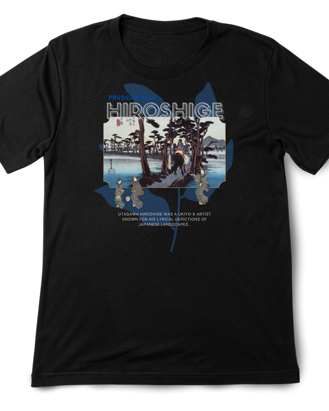 Hiroshige Blue (10) T-shirt Utagawa Hiroshige Mitate-e Nishiki-e Ukiyo-e Japanese print Japanese pattern Japanese art souvenir