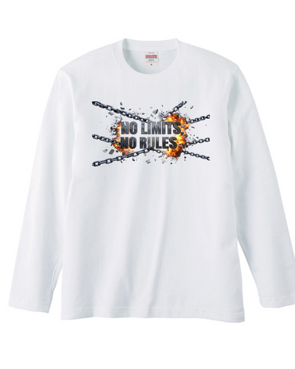 Cool English phrases T-Shirt (111) Long-sleeved Tee without ribbed cuff