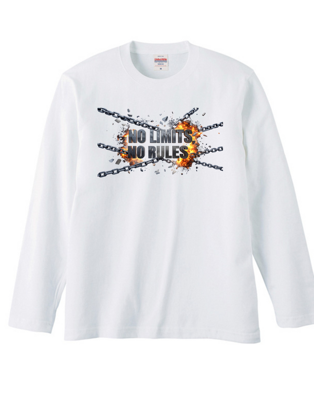 Cool English phrases T-Shirt (111) Long-sleeved Tee without ribbed cuff