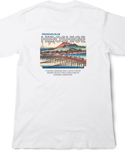 Hiroshige Blue (12) T-shirt Utagawa Hiroshige Mitate-e Nishiki-e Ukiyo-e Japanese print Japanese pattern Japanese art souvenir