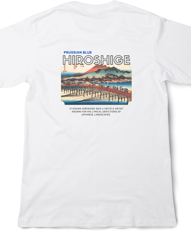 Hiroshige Blue (12) T-shirt Utagawa Hiroshige Mitate-e Nishiki-e Ukiyo-e Japanese print Japanese pattern Japanese art souvenir
