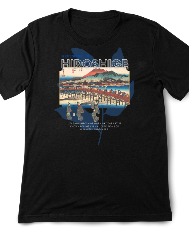 Hiroshige Blue (12) T-shirt Utagawa Hiroshige Mitate-e Nishiki-e Ukiyo-e Japanese print Japanese pattern Japanese art souvenir