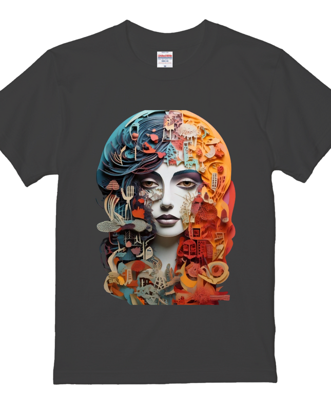 Cut-Out Collage T-Shirt (203) editorial collage Tee