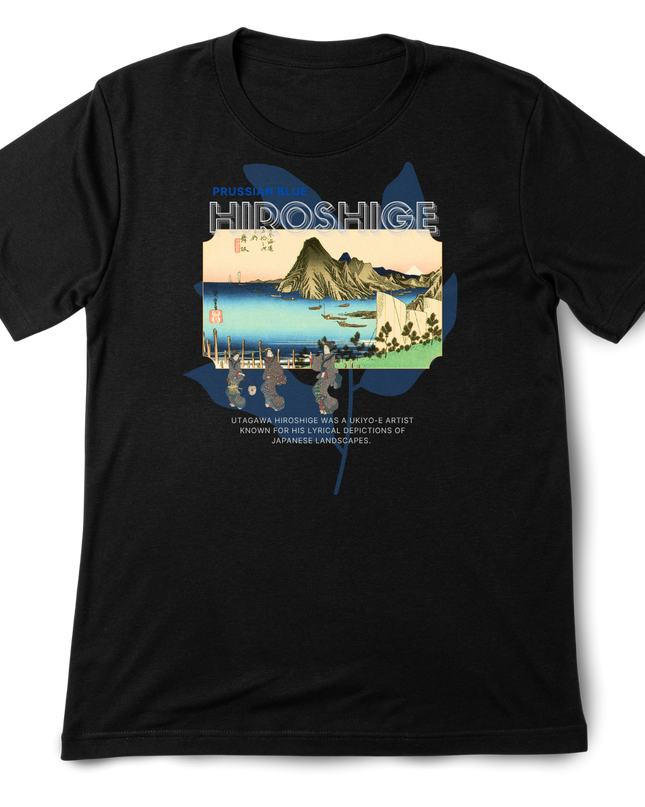 Hiroshige Blue (13) T-shirt Utagawa Hiroshige Mitate-e Nishiki-e Ukiyo-e Japanese print Japanese pattern Japanese art souvenir
