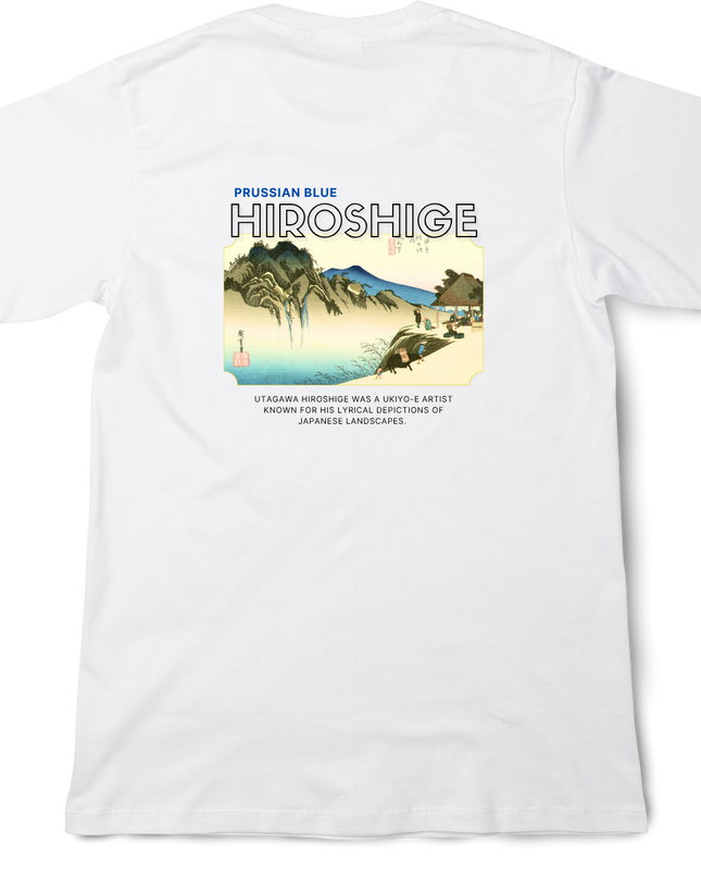 Hiroshige Blue (14) T-shirt Utagawa Hiroshige Mitate-e Nishiki-e Ukiyo-e Japanese print Japanese pattern Japanese art souvenir