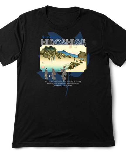 Hiroshige Blue (14) T-shirt Utagawa Hiroshige Mitate-e Nishiki-e Ukiyo-e Japanese print Japanese pattern Japanese art souvenir