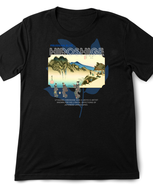 Hiroshige Blue (14) T-shirt Utagawa Hiroshige Mitate-e Nishiki-e Ukiyo-e Japanese print Japanese pattern Japanese art souvenir