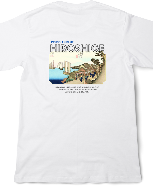 Hiroshige Blue (15) T-shirt Utagawa Hiroshige Mitate-e Nishiki-e Ukiyo-e Japanese print Japanese pattern Japanese art souvenir