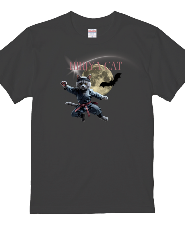 Kids' T-Shirt(2) cotton Novelty Gift Ideas ninjya cat Tee
