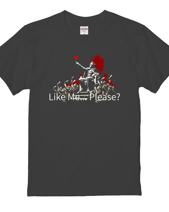 Like Beggar King 2026 T-Shirt (102) Graffiti Edition, Stencil style Tee