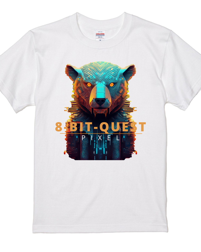 Pixel Art T-Shirts(1) cotton Dot Art T-shirt Novelty Gift Ideas Digital Mosaic Tee
