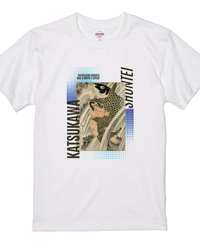 Katsukawa Shuntei (1) T-shirt, warrior painting, Nishiki-e, Utagawa, Ukiyo-e, Japanese print, Japanese, Japanese pattern, Japan, souvenir, foreigner