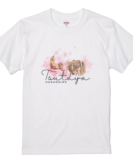 Tsutaya Juzaburo Series Flower Colors (2) T-shirt Ukiyo-e Unisex Japanese print Japanese pattern Japan Souvenir Foreigner