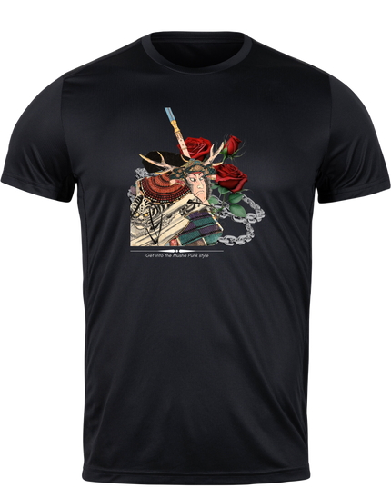 Musha Punk (2) T-shirt Ukiyo-e Japanese print Edo period art Japanese culture Woodblock print Souvenir Musya T-shirt