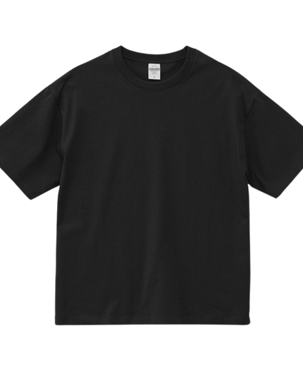 Plain Box silhouette T-shirt cotton Fine knit jersey 6.5oz 4colors 4size