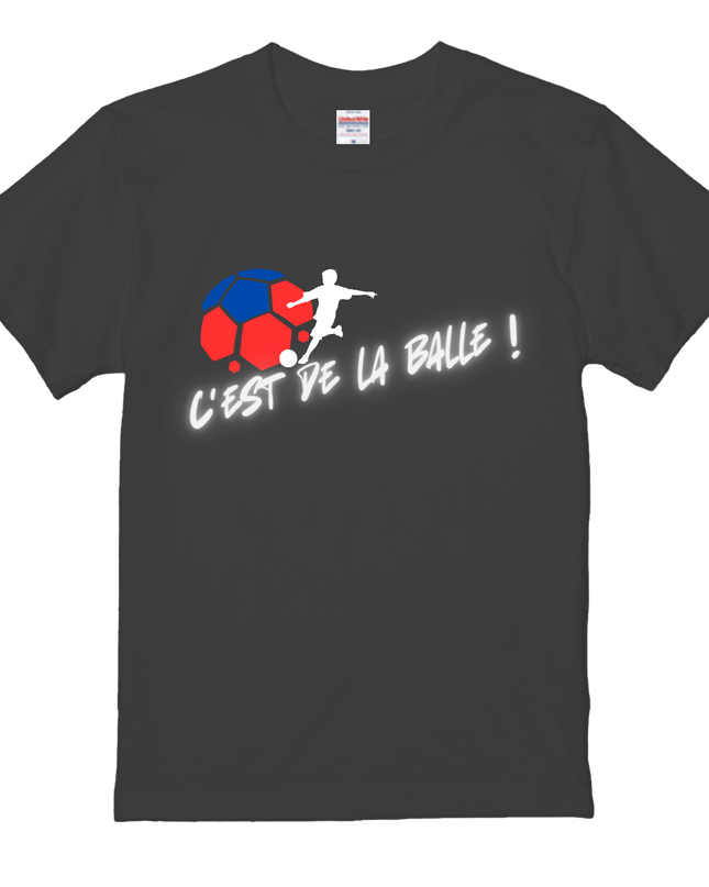 T-shirt "C'est de la balle !" - Motif Lettre Coton - Idée Cadeau Originale(1)