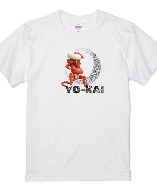 Japanese Yokai Design T-shirt (1) cotton Novelty Gift Ideas street art Tee