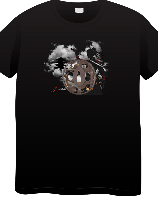 Tsubaweapon(202) T-shirt Japanese sword unisex Japanese print Japanese pattern Japan souvenir foreigner