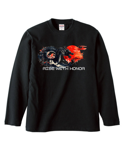 truckers T-Shirt (101) Long-sleeved Tee without ribbed cuff Japanese-style art