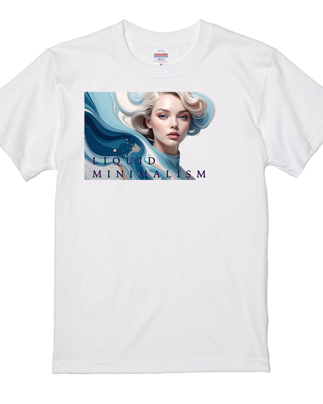 Liquid Minimalism T-Shirt (102) Fluid art Tee
