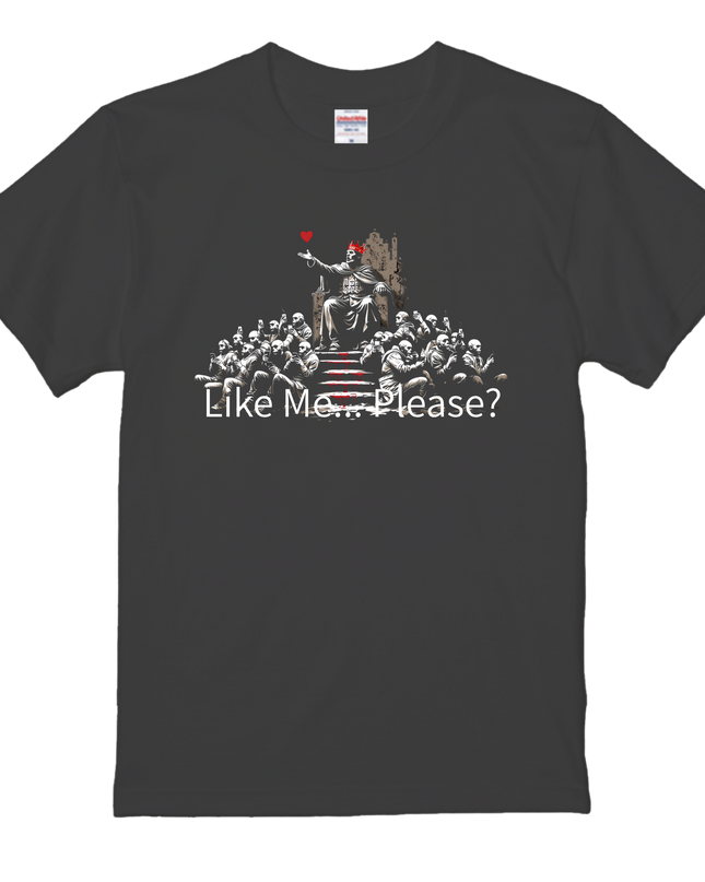 Like Beggar King 2026 T-Shirt (103) Graffiti Edition, Stencil style Tee