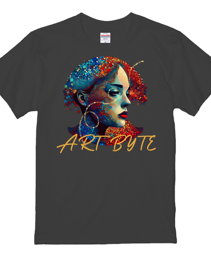 Pixel Art T-Shirts(2) cotton Dot Art T-shirt Novelty Gift Ideas Digital Mosaic Tee